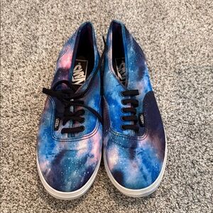 Vans Cosmic Blue and Purple Sneakers